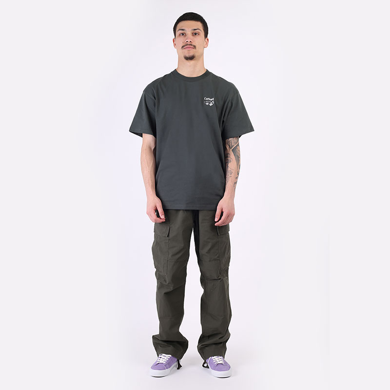 мужские зеленые брюки Carhartt WIP Regular Cargo Pant I015875-cypress - цена, описание, фото 9